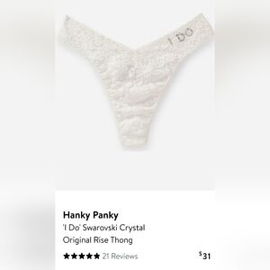 Hanky Panky Lace Bottoms in White. # 263